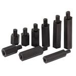 Male Female Copper Column M4 threaded hex standoffs For Machine