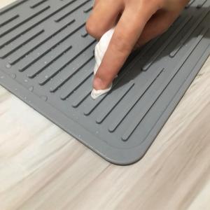 Wholesale 2019 Hot Selling Dishwasher Safe Heat Resistant Bpa Free Food Grade Protector for Kitchen Countertops Silicone Dish Drying Mat from china suppliers