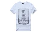Casual Polyester Men's T Shirts Printing Round Neck , Womens Tee Shirts Blank