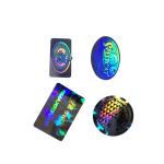 Anti Counterfeit Gold And Silver Security Hologram Stickers