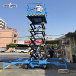 1500kg Hydraulic Mobile Scissor Lift 16s-132s Portable Aerial Lift