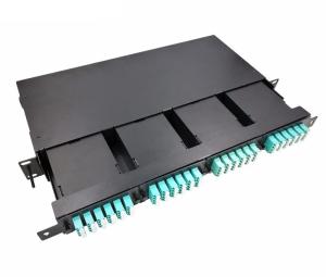 Wholesale PLC Splitter Fiber Patch Panel 19Inch Rack Mounted Termination Box from china suppliers