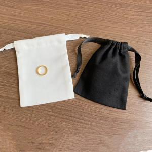 Wholesale OEM CMYK Print Drawstring Jewelry Pouch With Cotton Ribbon from china suppliers