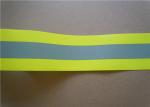 Light Yellow Reflective Clothing Tape Sew On 1 cm Width for Garments