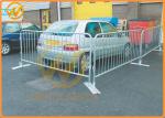 Heavy Duty 2M Flat Foot Galvanized Steel Temporary Barrier Fence For Crowd