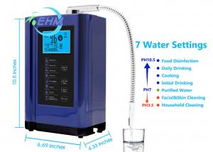 Wholesale AC110 60Hz LCD Screen alkaline Home Water Ionizer 3.5 - 10.5 PH 50W from china suppliers