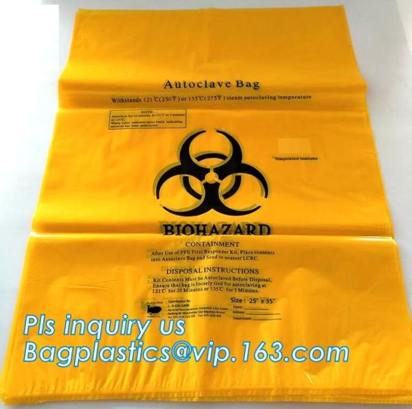 Bio Degradable Hospital Biohazard Waste Garbage Plastic Rubbish Bag For Garbage,