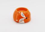 Fox Shape Ceramic Candle Holders / Handmade Tea Light Holders Home Decoration