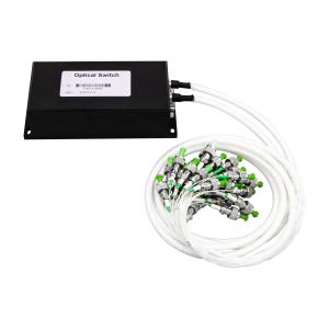 Wholesale OSW1×24 RS232 SM MM 850/1310/1550 optical fiber switch for protection Testing of Fiber, Optical Component from china suppliers