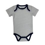 Button Closure Summer Baby Short Sleeve Cotton Kids Suit 3 Pcs Newborn Cloths