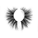 Natural Black Fluffy 25mm Mink Lashes , 5D Handmade Mink Lashes