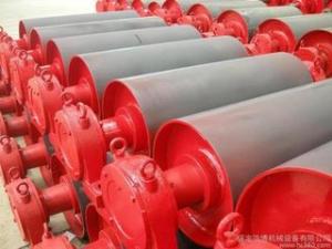 Wholesale Conveyor discharge rubber coated drum pulley,drive pulleys for belt conveyor from china suppliers