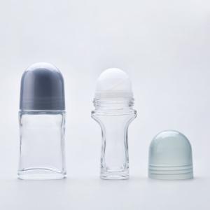 Height 110mm Empty Glass Roller Bottle For Perfume Essential Oils