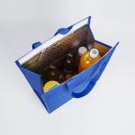 Fashion portable recyclable pp non woven cooler bag travelling insulated food