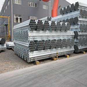 Wholesale Hot Dip Galvanized Round Steel Pipe / GI Pipe Pre Galvanized Steel Pipe Galvanized Tube For Construction from china suppliers