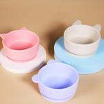 Flatware Type Chopsticks Children's Silicone Dining Plate for Supplementary Food