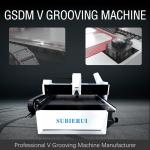 Industrial Automatic V Grooving Machine V Groover Machine For Shower Room 1532