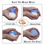 25A Working Time 3min Silicone Putty For Swan Cookie Mold