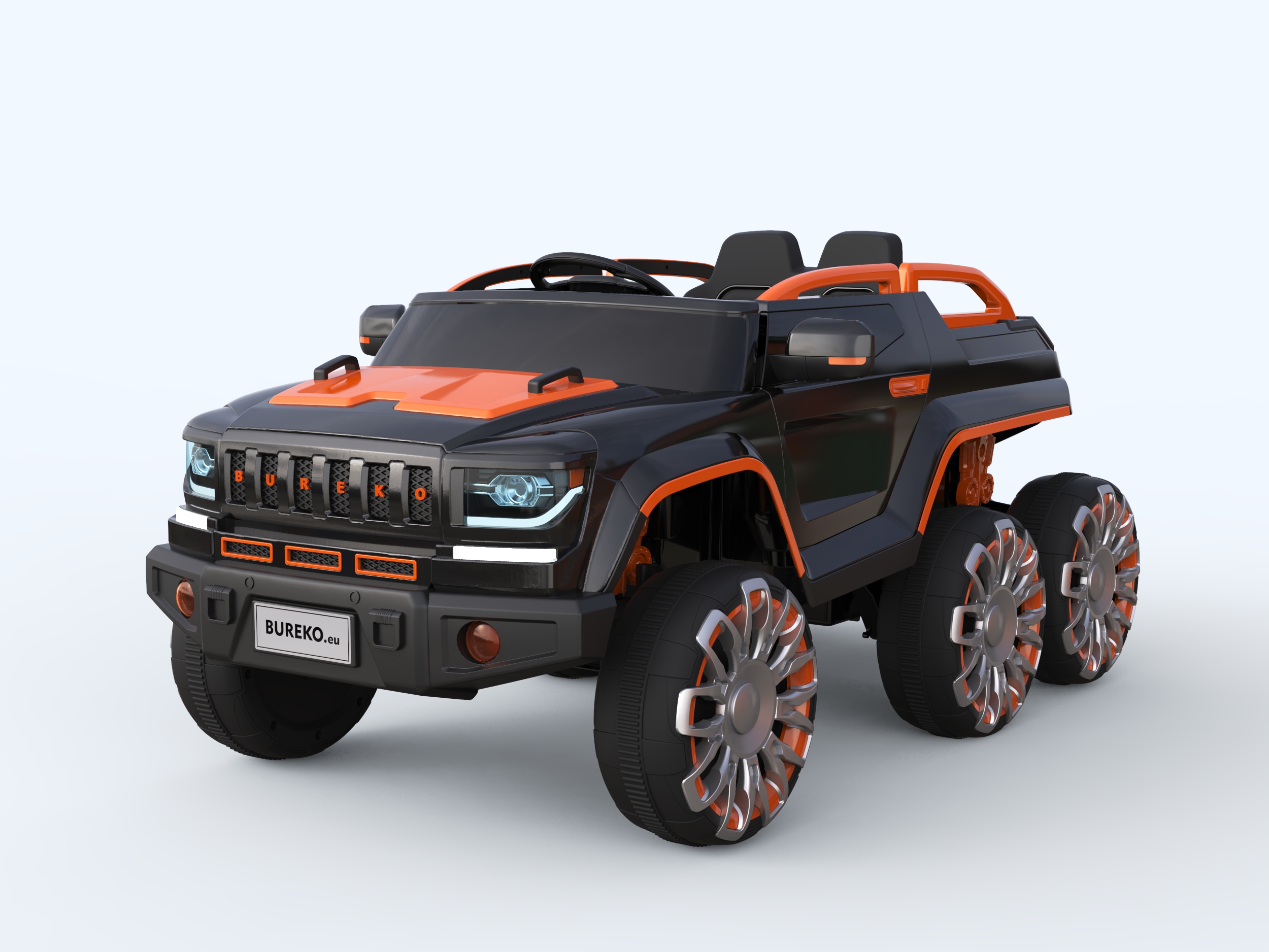 Max loading 30kg Top-rated remote control 4-wheel electric off-road car for kids