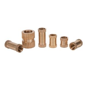 Wholesale Metric JIS Standard Automotive Industry Heating Molding Copper Threading Insert with 8mm 10mm 12mm 14mm 16mm20mm25mm 30mm35mm40mm50mm Bolts from china suppliers