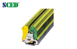 Wholesale AWG 28 - 12 Din Rail Mounted Terminal Blocks With Vertical Wire Inlet from china suppliers
