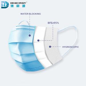Wholesale Dust Proof CE FDA YY/T0969-2013 3 Ply Non Woven Face Mask from china suppliers