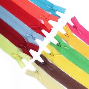 Wholesale Nylon Lace Invisible Zipper Colorful Spot Throw Pillow Cushion Plastic Zippers from china suppliers
