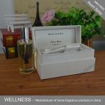 Beautiful Smelling Room Fragrance Spray In Clear Square Glass Bottle