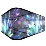 Adhesive Super Slim LED Screen Display Indoor LED Film Glass Flexible Transparen