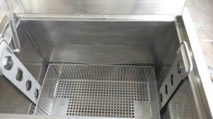 China Stainless Steel Kitchen Hood Filter Soak Tank With Lockable Castor Wheels on sale
