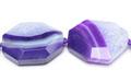 Wholesale Dyed Purple Agate With Quartz Faceted Slabs from china suppliers