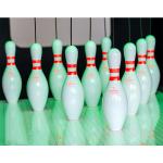Indoor Fitness Black Bowling Lanes With String Bowling Pinsetter Machine For