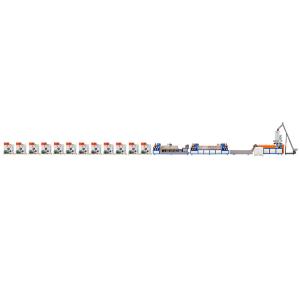 Wholesale Single Screw PP Strap Production Line 200-300 KG/H Fully Automatic from china suppliers
