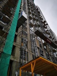 Wholesale Fully Automated Construction Hoist Elevator , 75kw Building Hoist Lift from china suppliers