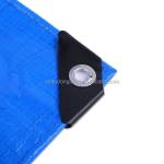 2024 PE Tarpaulin Stripe HDPE Fabric Waterproof Blue Poly Tarp for Outdoor
