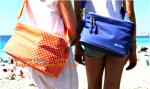 Large Soft Cooler Insulated Picnic Bag for Grocery, Camping, Car, Bright Orange