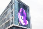 High Brightness Led Transparent Film Screen Ventilated Lightweight