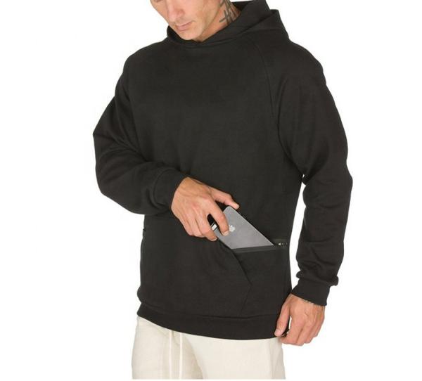 Plain Blank Hoodies Custom Sportswear Hooded Sweatshirts Men Tracksuit For