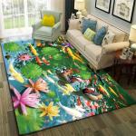 3D Printing Crystal Velvet Floor Carpet Rug Dining Room Floor Mat
