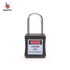 Wholesale BOSHI CE Certification Nylon PA Body Steel Shackle 38Mm Safety Padlock from china suppliers