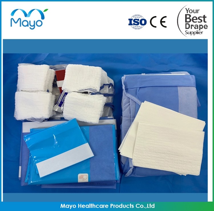 Clinic Disposable Drape Pack Universal Sterile Drape With Hole