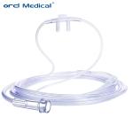 Medical Disposable Soft Nasal Oxygen Cannula , PVC Transtracheal Oxygen Cannula