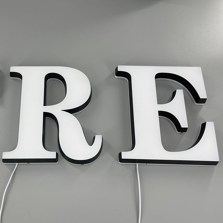 Hot Selling Outdoor Waterproof Advertising Sign Led Luminous 3d Acrylic Sign Light