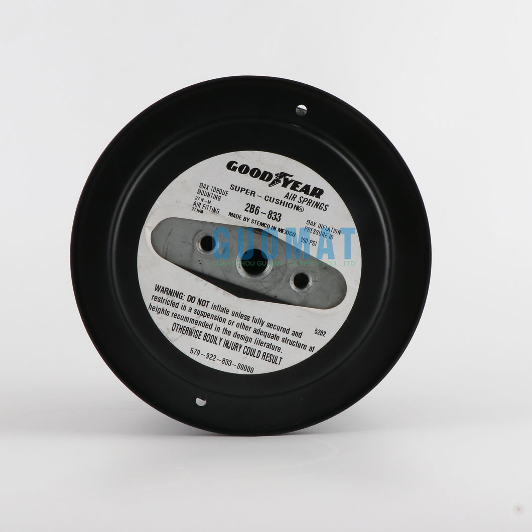 Goodyear Air Spring 2b6-833 Original Double Convoluted Air Bags 579922833 with Aluminum Plate
