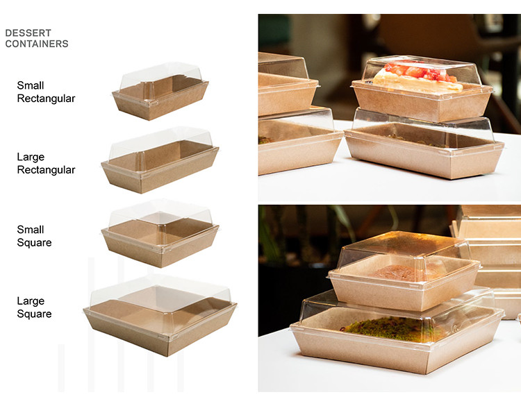 Disposable Take Away Folded Compartment Paper Bento Lunch Box For Fast Food