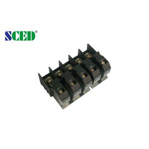 Wholesale 600V 60A Perforation Electrical Terminal Blocks , 12.7mm Feed Through Terminal Block from china suppliers