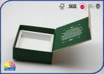 Dog Green Paper Hinged Lid Gift Box Matte Lamination Pantone Color