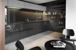 Customized High Gloss Lacquer Finish Kitchen Cabinet for Villa/Apartment