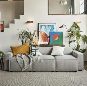 Wholesale Customization Modern Living Room Furniture Fabric Sofa Set High Standard from china suppliers