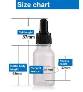 Wholesale Skincare 2 Oz Frosted Dropper Bottles Clear Empty Dropper Bottles from china suppliers